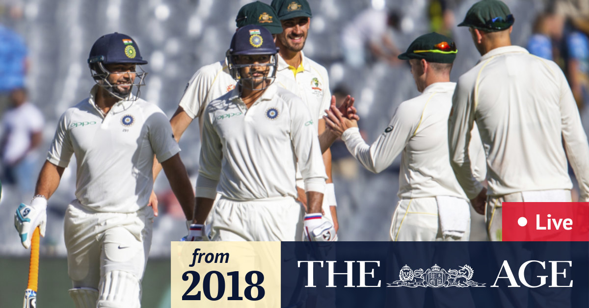 Boxing Day Test day four LIVE India on cusp of victory as Australian